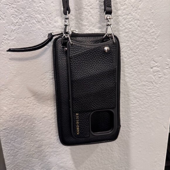 BANDOLIER leather crossbody purse and phone holder NWOT - Picture 6 of 10